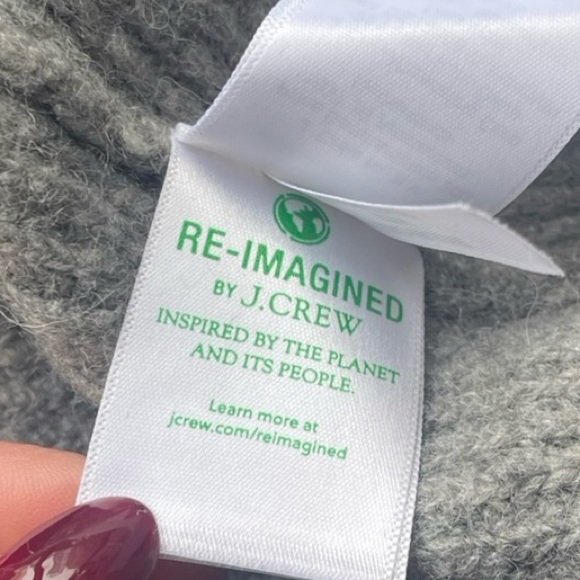 J.Crew Gray Half-zip stretch Sweater - Long Sleeve - Size M - Picture 13 of 15